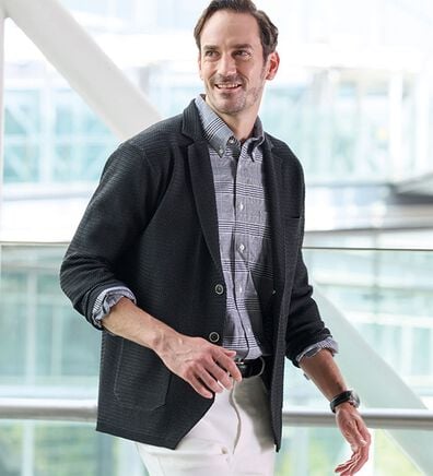 「＜コムルヴァン・オム＞軽さを愉しむ洗練テーラード（メンズジャケット）」