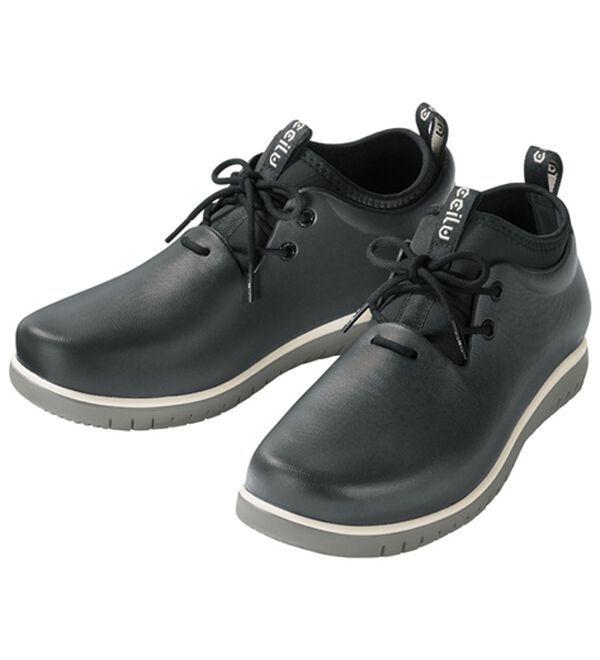 「オシャレなレインスニーカー（その他メンズ靴）」｜ブラック