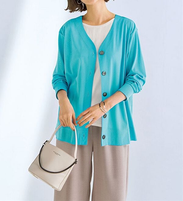 BELLUNA（ベルーナ）の「【UNDOVE】＜日本製＞マルチ機能２ＷＡＹカーディガン（その他カーディガン）」｜詳細画像