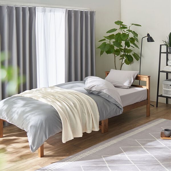 iellio（イエリオ）の「防ダニカラフルリバーシブル布団カバーリング＜掛布団カバー・ボックスシーツ・枕カバー・オールシーズン＞（敷布団カバー・シーツ）」｜詳細画像