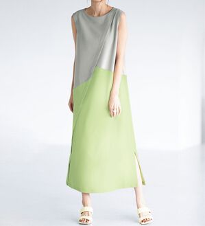 RANAN（ラナン）の「バイカラーワンピース（その他ワンピース）」｜詳細画像