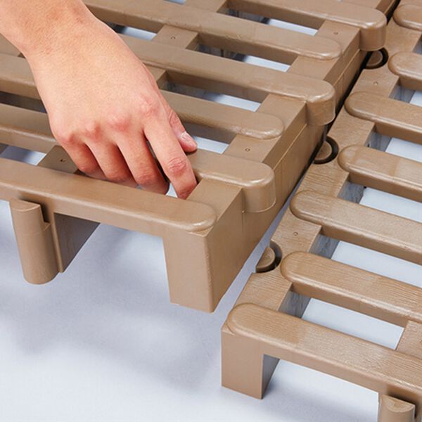 「湿気対策！軽量樹脂すのこベッド（ベッド）」｜詳細画像