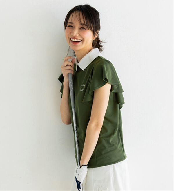 BELLUNA（ベルーナ）の「【三枝こころコラボ】袖フリルプルオーバー（カットソー）」｜詳細画像