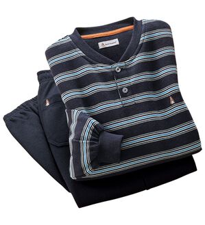 「＜ハッシュパピー＞お洒落なリラクシングウェア（メンズルームウェア）」｜ネイビー