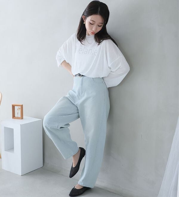 A HAPPY MARILYN（アハッピーマリリン）の「【Ｌ～８Ｌ】トレンドスタイルの、バレルパンツ。（ワイドパンツ・ガウチョ）」｜詳細画像