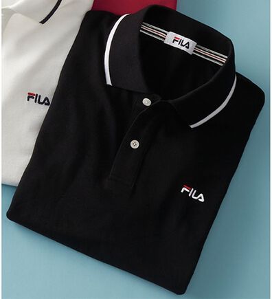 「＜フィラ＞吸汗速乾ワンポイントポロ（メンズポロシャツ）」