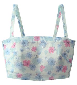 LAVIENNE（ラヴィエンヌ）の「涼感メッシュのさらぴたチューブブラ（ブラジャー）」｜ミント