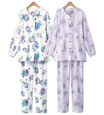 「【２着組】小柄さんにピッタリ涼やかパジャマ（パジャマ・ルームウェア）」