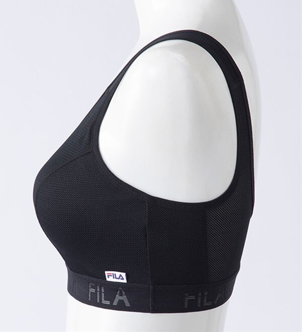 LAVIENNE（ラヴィエンヌ）の「＜ＦＩＬＡ＞メッシュ素材ハーフトップブラ（ブラジャー）」｜詳細画像