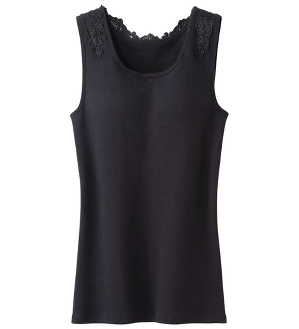 LAVIENNE（ラヴィエンヌ）の「カップ付バックレースタンクトップ（肌着・インナーウェア）」｜詳細画像