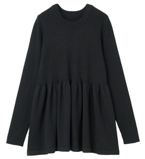 RANAN（ラナン）の「リブ切替ペプラムニット（ニット・セーター）」｜詳細画像