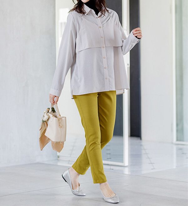 BELLUNA（ベルーナ）の「美ストレッチ素材レギンスパンツ【Ｐｒｉｍａ　Ｆｉｔ　Ｐａｎｔｓ】（スパッツ・レギンス）」｜詳細画像