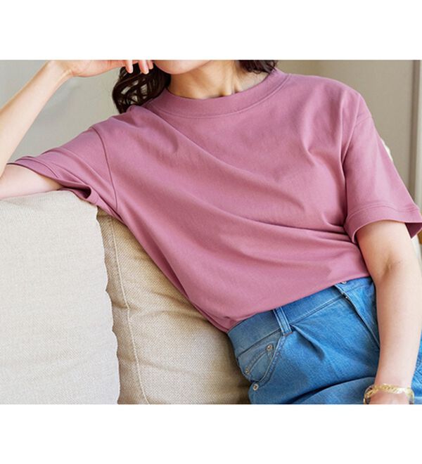 BELLUNA（ベルーナ）の「ヒンヤリ！綿１００％大人顔サマ見えＴシャツ（Tシャツ）」｜詳細画像