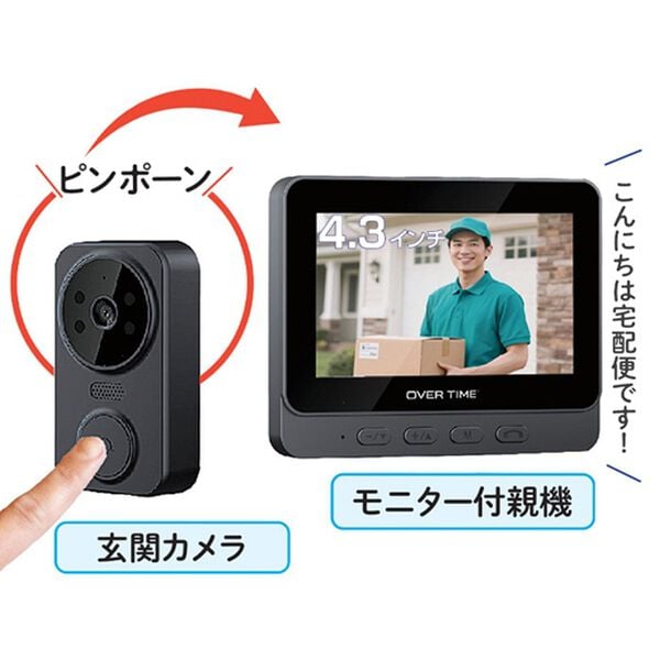 「カメラ付きコードレステレビドアホン（その他生活家電）」｜詳細画像