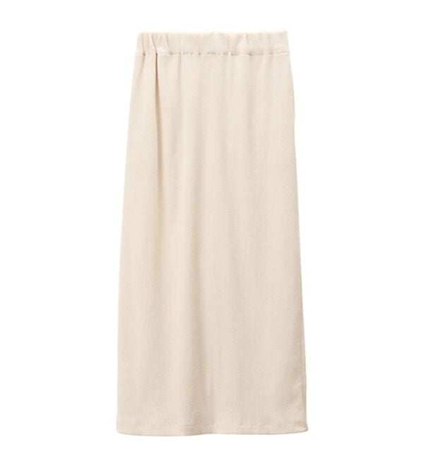 GeeRA（ジーラ）の「【着回し力◎】楽ちんすっきり見え！リブロングスカート（ロングスカート）」｜詳細画像