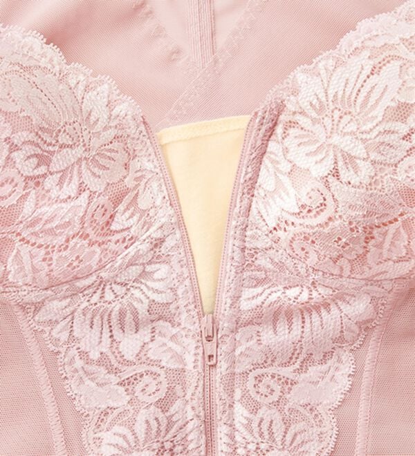 「【２色組】足口ラクな一分丈ボディスーツ（ボディスーツ・シェイパー）」｜詳細画像