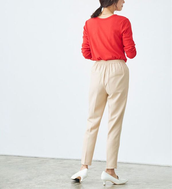 Pierrot（ピエロ）の「多機能ストレッチツイルテーパードパンツ（フルレングスパンツ）」｜詳細画像