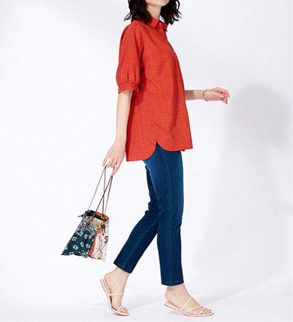 BELLUNA（ベルーナ）の「美ストレッチ素材レギンスパンツ（スパッツ・レギンス）」｜詳細画像