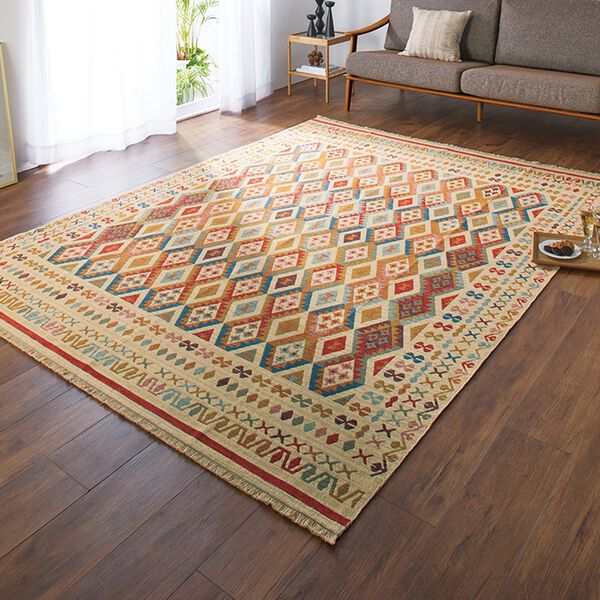 「トルコ製滑りにくいシェニールラグ（カーペット）」｜詳細画像