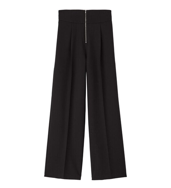 RANAN（ラナン）の「ハイウエストジップワイドパンツ（ワイドパンツ・ガウチョ）」｜詳細画像