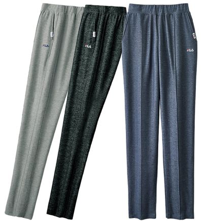 ルフラン（ルフラン）の「【３本組】＜ＦＩＬＡ＞杢調すっきりラクするパンツ（フルレングスパンツ）」