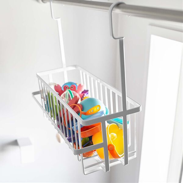 iellio（イエリオ）の「タワー　引っ掛けバスルームバスケット　ワイド＜ｔｏｗｅｒ　山崎実業　バスルーム収納　ボトルラック　浴室収納＞（バス用品）」｜詳細画像