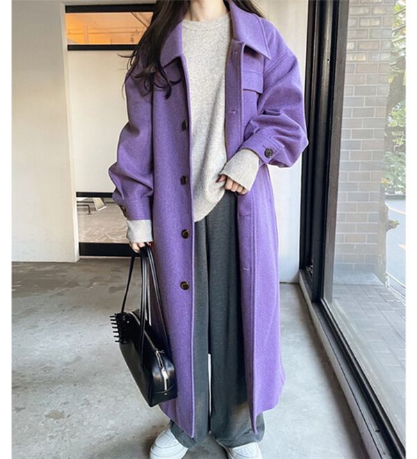 ポケットデザインステンカラーコート - ベルーナ【公式】