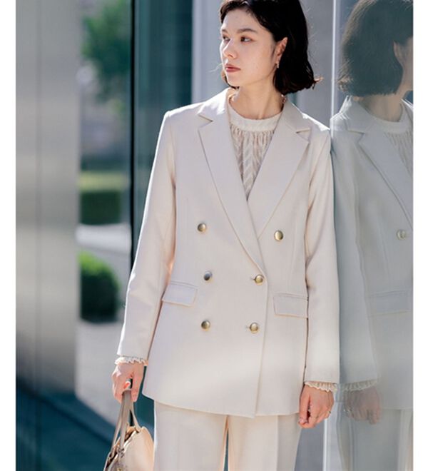 GeeRA（ジーラ）の「【入卒式/セレモニー】着回しベスト＆ジャケットセットスーツ（パンツスーツ）」｜詳細画像