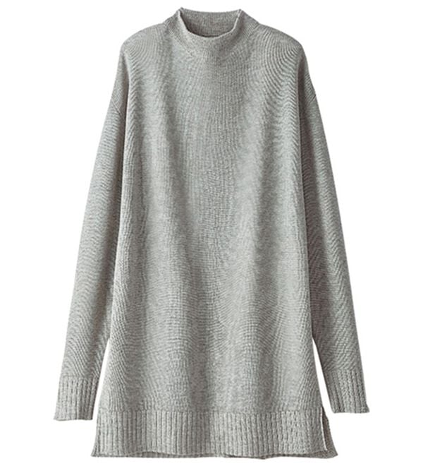 BELLUNA（ベルーナ）の「日常を贅沢に！シルクカシミヤセーター（ニット・セーター）」｜杢グレー