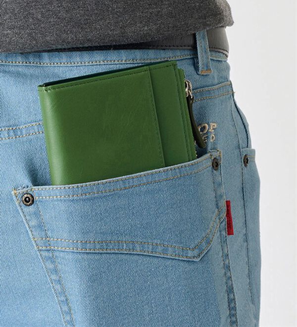 「イタリアンレザー理想のコンパクト長財布（メンズ財布・パスケース）」｜詳細画像