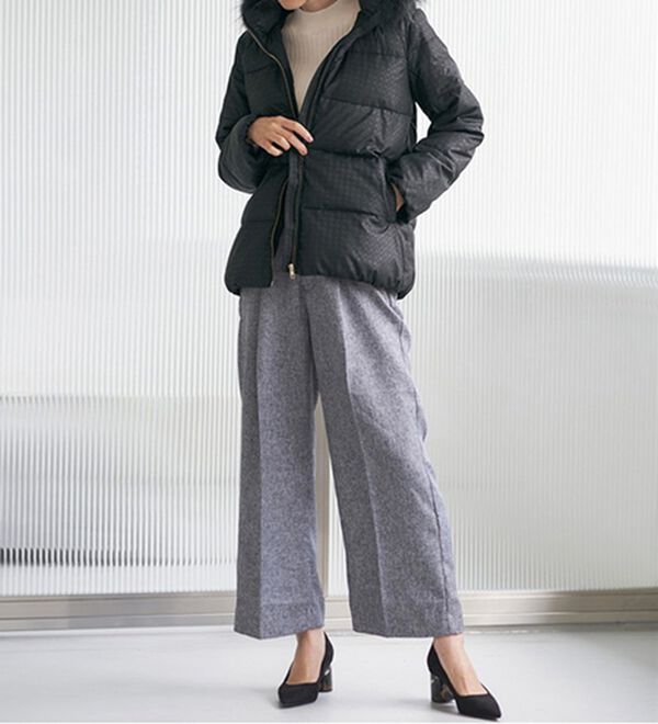 RANAN（ラナン）の「リアルファー付ダウンショートコート（ショートコート）」｜詳細画像