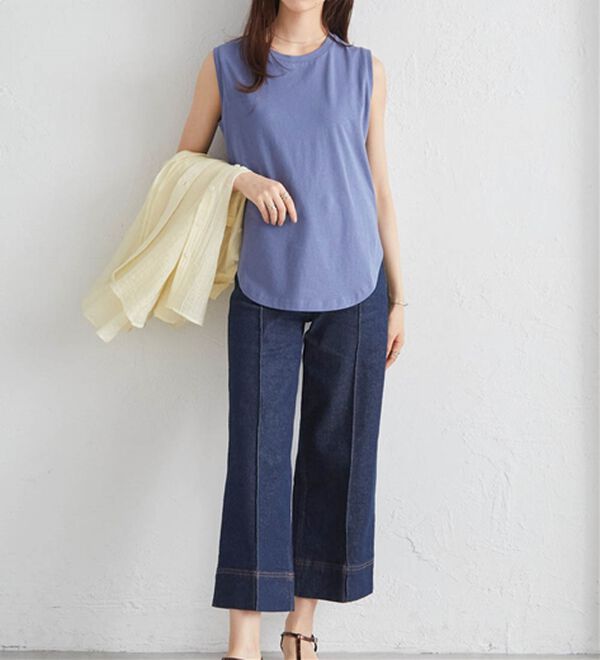 RANAN（ラナン）の「＜BC＞綿100％ひんやりタンクトップ（カットソー）」｜詳細画像