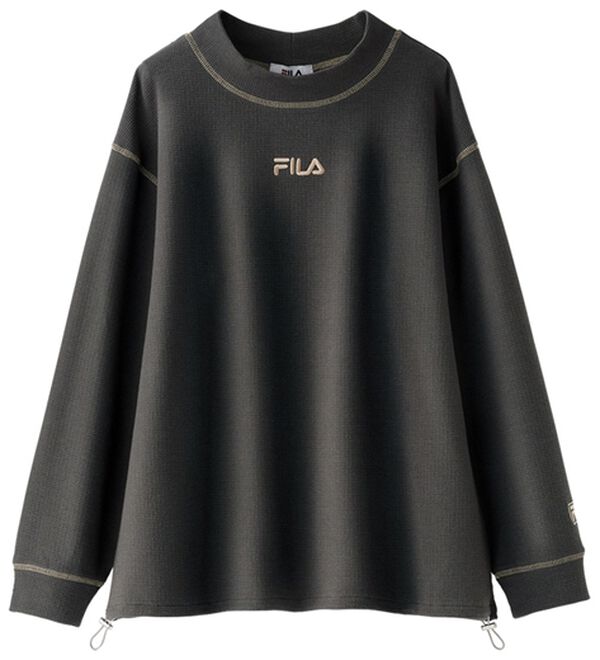 BELLUNA（ベルーナ）の「＜ＦＩＬＡ＞裏起毛ワッフルプルオーバー（カットソー）」｜詳細画像