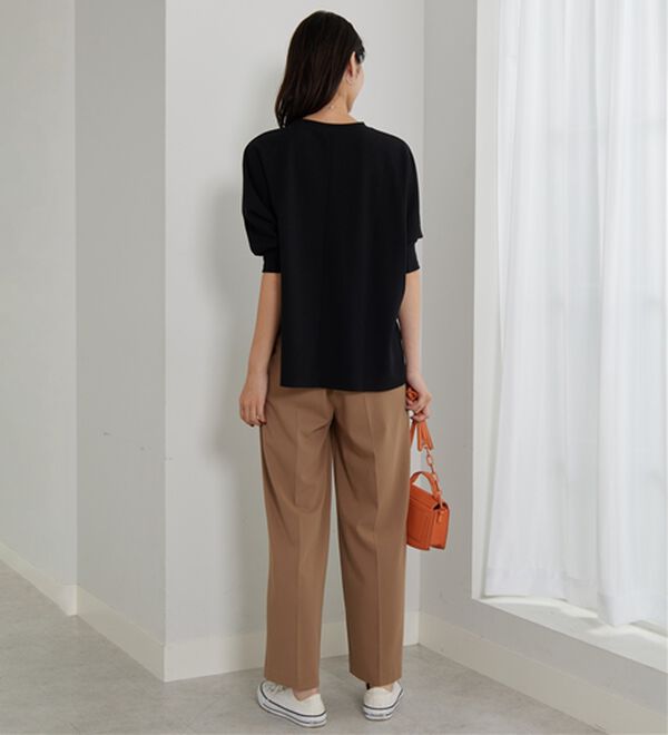 BELLUNA（ベルーナ）の「リブ切替ドルマンデザインプルオーバー（カットソー）」｜詳細画像