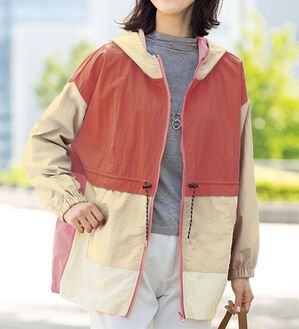 ルフラン（ルフラン）の「お散歩に便利な配色ジャケット（その他ジャケット）」｜詳細画像