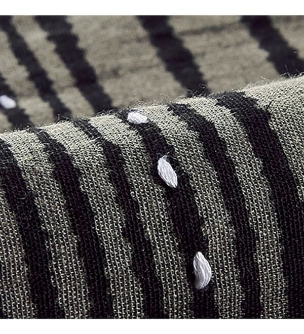 BELLUNA（ベルーナ）の「綿麻素材ストライプ切替チュニック（チュニック）」｜詳細画像