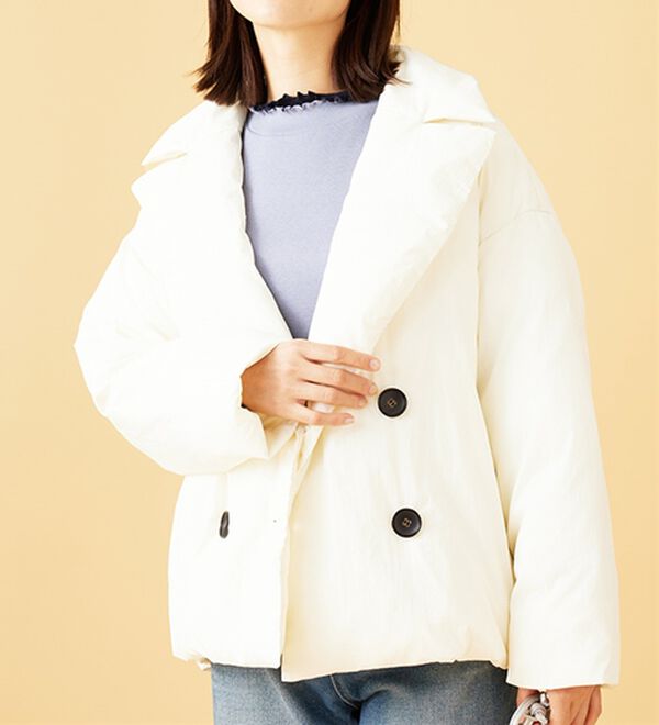 BELLUNA（ベルーナ）の「重ね着風フリル衿プルオーバー（カットソー）」｜詳細画像