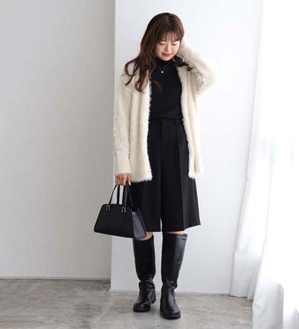 Pierrot（ピエロ）の「シャギーニットカーディガン（ニットカーディガン）」｜詳細画像