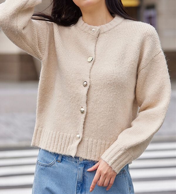 RANAN（ラナン）の「色々レトロボタンカーディガン（ニットカーディガン）」｜詳細画像