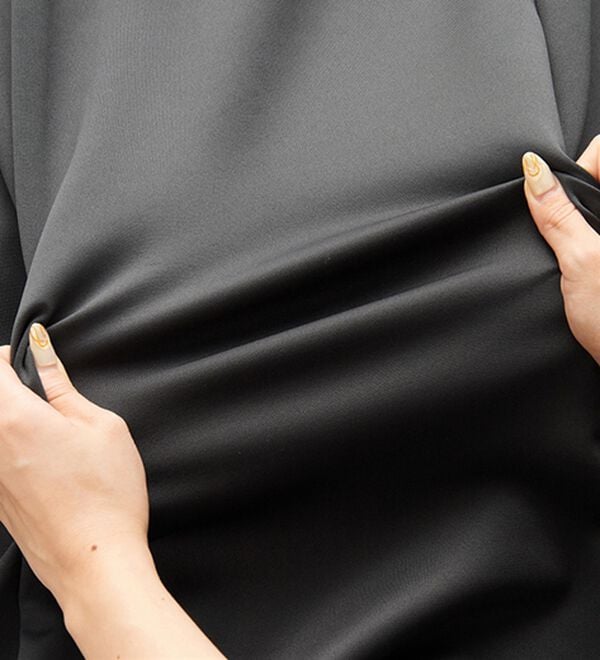 GeeRA（ジーラ）の「【再入荷】1枚で決まる！ハーフジップフレアワンピース（カットソーワンピース）」｜詳細画像