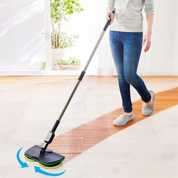 「電動コードレスツインモップ（掃除用品）」｜詳細画像
