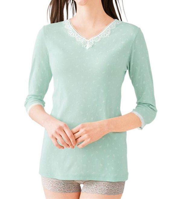 「【４色組】綿１００％ケミカルレースのインナー（肌着・インナーウェア）」｜詳細画像