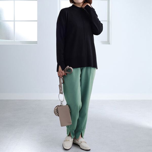 BELLUNA（ベルーナ）の「ツイル素材パンツ（フルレングスパンツ）」｜詳細画像