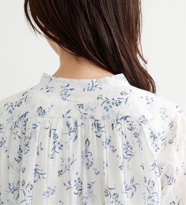 BELLUNA（ベルーナ）の「綿100％ギャザーデザインブラウス（ブラウス）」｜詳細画像