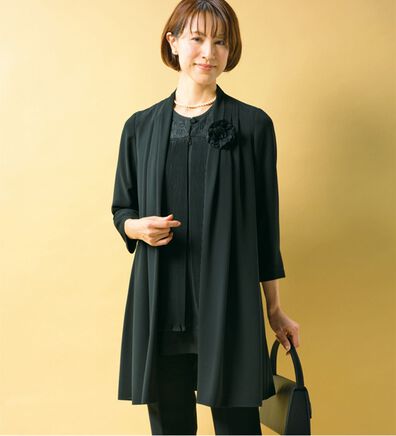 ルフラン（ルフラン）の「ドレープジャケット（ブラックフォーマル（喪服・礼服））」