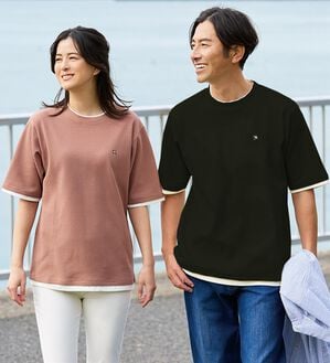 「＜アーノルド　パーマー＞ワッフルレイヤードＴシャツ（メンズＴシャツ）」｜詳細画像
