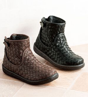 ルフラン（ルフラン）の「＜リン・クローバー＞やわらかメッシュのほっこりブーツ（ブーツ）」｜詳細画像