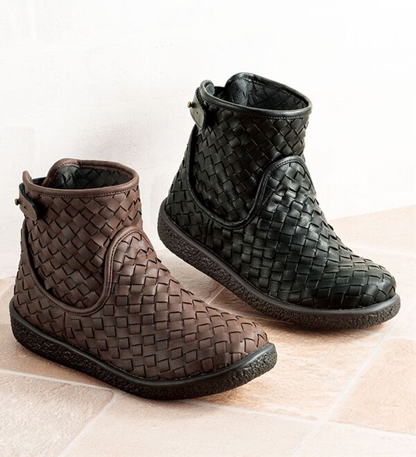 ルフラン（ルフラン）の「＜リン・クローバー＞やわらかメッシュのほっこりブーツ（ブーツ）」｜詳細画像