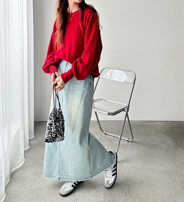 GeeRA（ジーラ）の「【U.S. POLO ASSN.】スウェットライクニット（ニット・セーター）」｜詳細画像