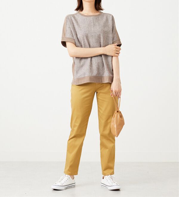 BELLUNA（ベルーナ）の「ステッチデザイン切替プルオーバー（カットソー）」｜詳細画像